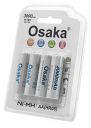 Osaka NI-MH HR06 4xAA 3000mAh Enelong Rechargeable Battery Set...