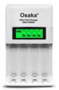 Osaka Ultra Fast Charger OSK-C903W LCD Charger for AA and AAA Ni-mh Rechargeable Batteries (White)...