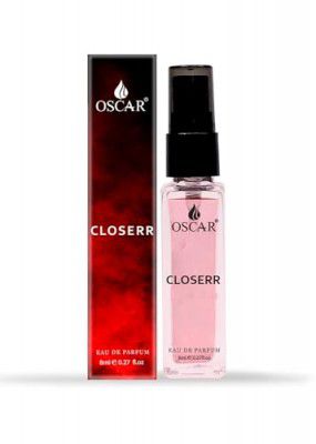 OSCAR Closerr Mini Pocket Perfume For Men 8 ml | Long Lasting Fragrance | Eau de Parfum | Fresh Fragrance | EDP for Men | Travel Size & Easy-To-Carry
