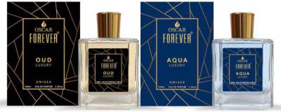 OSCAR Forever Luxury Combo of Aqua & Oud Long Lasting Fragrance Eau de Parfum - 200 ml