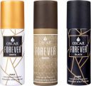 OSCAR Forever Paris+ Forever White + Forever Black Body Deodorant Spray 40ml (120 ml, Pack of 3)...
