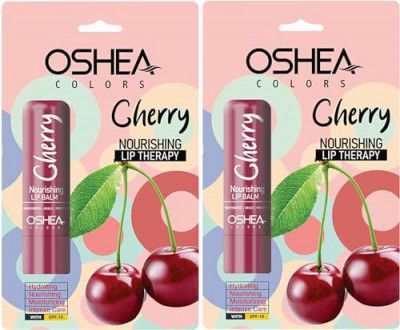 Oshea Herbals Cherry Lip Therapy Pack of 2 x 4.5 Grams