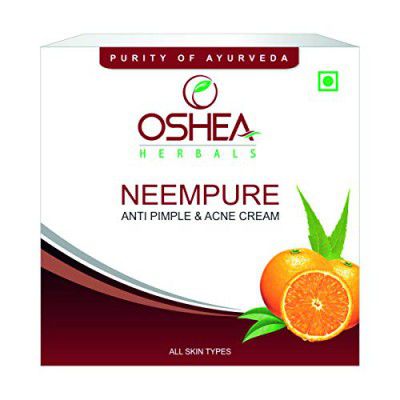 Oshea Herbals Neempure Anti Pimple & Acne Face Cream For All Skin Types - 50 g