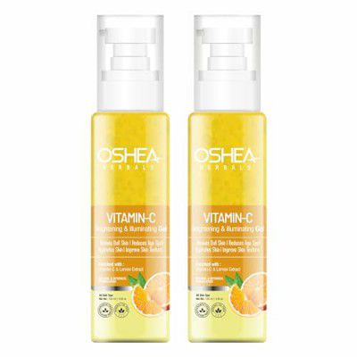 Oshea Herbals Vitamin C Brightening Face Gel for All Skin Types (Pack of 2) 120ml