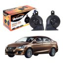 Oshotto 12V Car Horn- Trumpet Sound 2Pc Set(Low + High) Compatible with Maruti Ciaz...