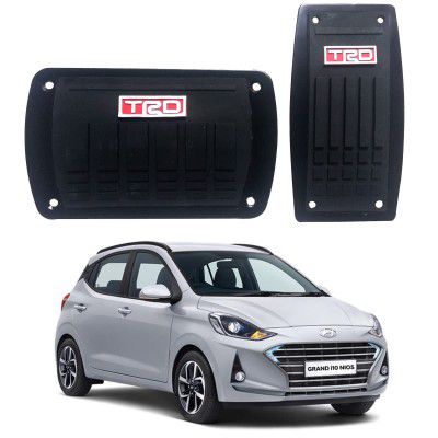 Oshotto 2 Pcs SC-052 Non-Slip Automatic Transmission Car Pedals Kit Pad Covers Set Compatible with Hyundai Grand i10 Nios