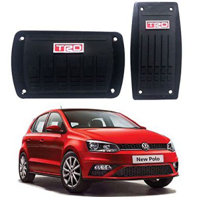 Oshotto 2 Pcs SC-052 Non-Slip Automatic Transmission Car Pedals Kit Pad Covers Set Compatible with Volkswagen Polo