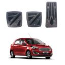 Oshotto 3 Pcs Non-Slip Manual CS-048 Car Pedals Kit Pad Covers Set Compatible with Ford Figo (Grey)...