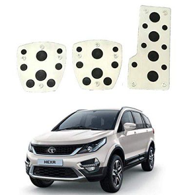 Oshotto 3 Pcs Non-Slip Manual CS-08 Car Pedals Kit Sports Pad Covers Set Compatible with Tata Hexa (Black)