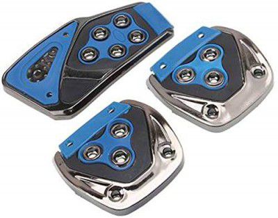 Oshotto 3 Pcs Non-Slip Manual CS-375 Car Pedals kit Pad Covers Set Compatible with Skoda Octavia (Blue)