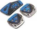 Oshotto 3 Pcs Non-Slip Manual CS-375 Car Pedals kit Pad Covers Set Compatible with Skoda Octavia (Blue)...