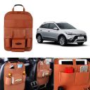 Oshotto Car Backseat Storage Organizer Phone Holder,Multi-Pocket for Bottles, Tissue Boxes,Kids Toy Storage and Great Travel Accessory Compatible with Hyundai i20 Active 2015-2020 (Tan)...