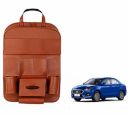 Oshotto Car Backseat Storage Organizer Phone Holder,Multi-Pocket for Bottles, Tissue Boxes,Kids Toy Storage and Great Travel Accessory Compatible with Maruti Suzuki Swift Dzire (Tan)...