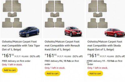 UP TO 92% OFF | Oshotto Car Floor Mats