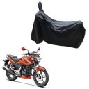 Oshotto Dust and Water Proof Double Mirror Pocket Leatherite Bike Body Cover Compatible with Hero Xtreme Sports (Black)...