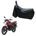 Oshotto Dust and Water Proof Double Mirror Pocket Leatherite Bike Body Cover Compatible with Bajaj Discover 150s (Black)...