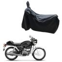 Oshotto Dust and Water Proof Double Mirror Pocket Leatherite Bike Body Cover Compatible with Hero Splendor Pro Classic (Black)...