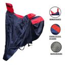 Oshotto Dust Proof Double Mirror Pocket Taffeta Bike Body Cover Compatible with Bajaj Dominar 400 (Red, Blue) Standard...