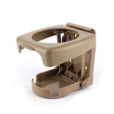Oshotto Folable Multifunctional Bottle/Cup/Glass/Drink Holder Compatible with Jaguar XF/XS (Beige)