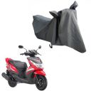 Oshotto Water and Dust Proof Double Mirror Pocket Spyro Bike Body Cover Compatible with Yamaha Ray Z (Grey)...