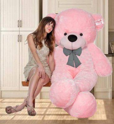 Osjs SOFT TOYS LOVER teddy bear size 3 feet - 90.2 cm (Pink)