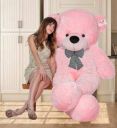 Osjs SOFT TOYS LOVER teddy bear size 3 feet - 90.2 cm (Pink)...