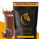 OSOAA Impact Whey Protein - 907g | 60% Protein (High Conc.) | 22g Protein/serve | No Added Sugar | Imported from Europe | High Absorption & No Bloating | for both Men & Women (Swiss Chocolate)...