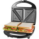 OSTBA Sandwich Maker, Toaster and Electric Panini Press with Non-stick plates, LED Indicator Lights, Cool Touch Handle, Black...
