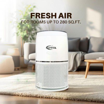 OTEK 330A Smart Air Purifier | HEPA H13 & Activated Carbon Filter | UV-C Sterilization | Real-Time AQI Display | Removes 99.9% Dust, Smoke & Allergens | 280 sq.ft