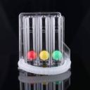 OTICA Premium Respirometer 3 Ball Lung Exerciser Spirometer for Breathing Exercise Respiratory Exerciser...