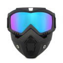 Otoroys 3 in 1 Bike Scoter Motorcycle Protective Goggles Bike Face Mask Bike Face Shield, Rainbow Visor...