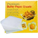 Oui Mama Butter Paper Sheets for Biskit Baking Paper for Cake Making, Non Stick, Suitable for Microwave, Oven Food Wrapping Paper (Size 9.5x9.5" Pack of 50 Pc)...