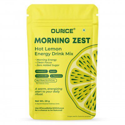 Ounce Hot Lemon Energy Drink Mix (10 Cups) 20g