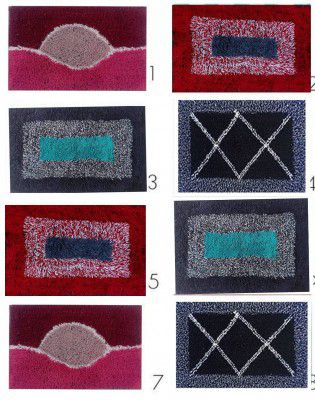 OWN™ Shop Anti Slip Floor Door Mat in Home Bedroom Kitchen Living Area Office Entrance Mats 16x24inch Or 40x60 cm. Set of 8