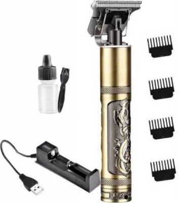 OXERPRO Trimmer For Men | Hair Trimmer For Men | Golden Trimmer Fully Waterproof Trimmer 120 min Runtime 4 Length Settings  (Gold)