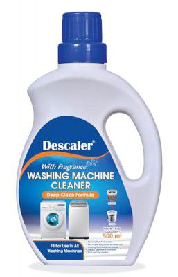 OXILY Descaler Washing Machine Cleaner liquid, Quick Descaler for Appliances, Drum Scale Remover Front Top Load, Remove Odors and Buildup (Descaling Washing Machine) (500ML)