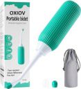 OXIOV 500ML Plastic Retractable Handheld Water Spray Bidet, Easy-to-use Portable Bidet with Angled Nozzle Spray, Travel Bag (Multicolor)...