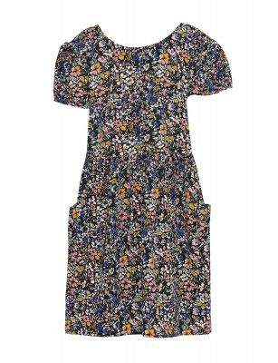 oxolloxo Checkered Rose Girl's Fit & Flare Dress