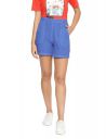 oxolloxo Cotton Washed Shorts in Cobalt Blue...