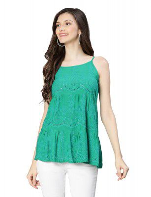 oxolloxo Green Mania Shoulder Straps Women top