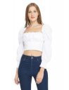 oxolloxo Lavender Kitty Women's Crop Top...