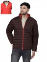 oxolloxo Men Animal Print Zip Lined Long Sleeve Reversible Quilted Jacket...