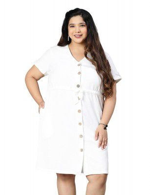 oxolloxo Women Regular Fit Cotton Party Dress