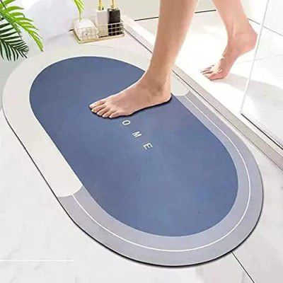 Oxour Bathroom, Door Mat, Floor, Bath Mat, Carpet | Non Slip mat for Bathroom Cushion, Super Absorbent Soft Carpet, Quick Dry Dirt Barrier for Home, Office, (40x60cm)