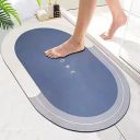 Oxour Bathroom, Door Mat, Floor, Bath Mat, Carpet | Non Slip mat for Bathroom Cushion, Super Absorbent Soft Carpet, Quick Dry Dirt Barrier for Home, Office, (40x60cm)...