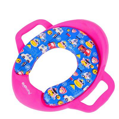 OYO BABY - Cushioned Potty Seat with Handle (Baby Potty Trainer Seat) (Pink)