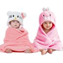 OYO BABY Fleece Newborn Baby Blanket Combo – Hooded Baby Wrapper with Funny Cap...