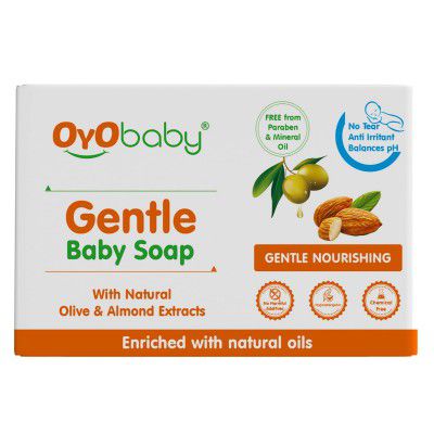 OYO BABY Gentle Baby Bathing Soap Bar - 75g - Pack of 1 