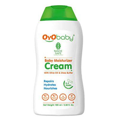 OYO BABY Moisturising Cream for Baby with Olive Oil & Shea Butter for All Skin Type Use Day & Night : - 100ml (Pack of 1)