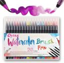 Oytra Sketch Brush Pen Set of 20 for Colouring Painting Calligraphy Drawing Mandala Journaling Doodle Art and Craft Supplies for Artists Professionals Adults...